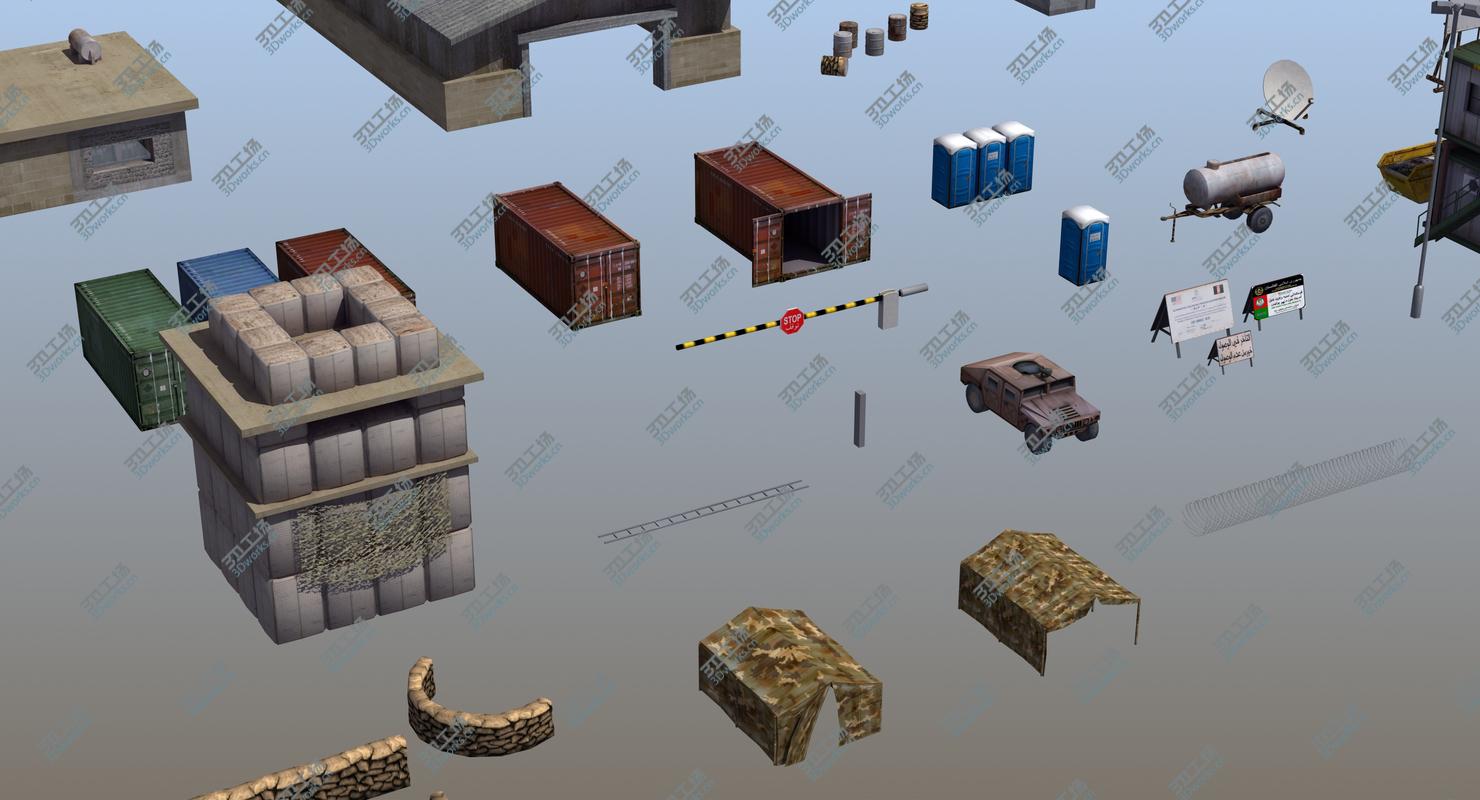 images/goods_img/202104023/Military Infrastructure Set02 3D model/5.jpg